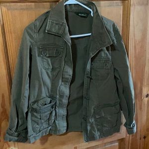 green jacket